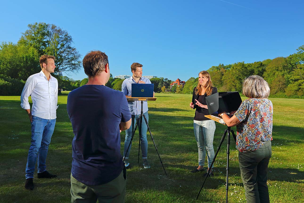 buitenkantoor fotografie van buiten werken