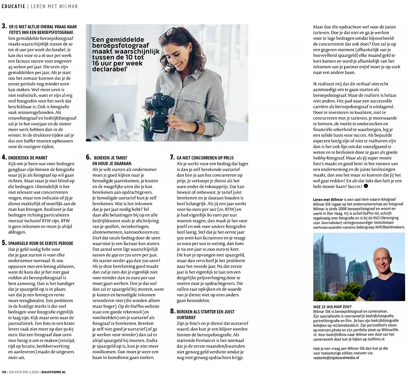 tips voor startende fotografen van amateur naar beroepsfotograaf