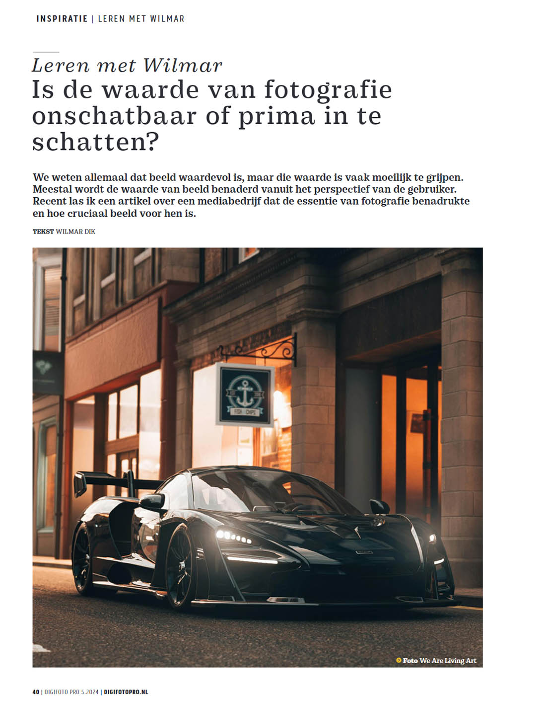 De waarde van fotografie