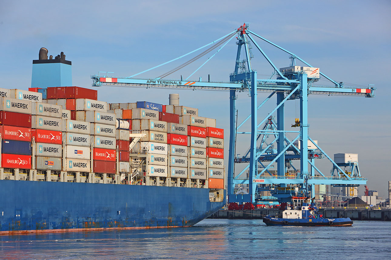 Rotterdam haven Maasvlakte foto's