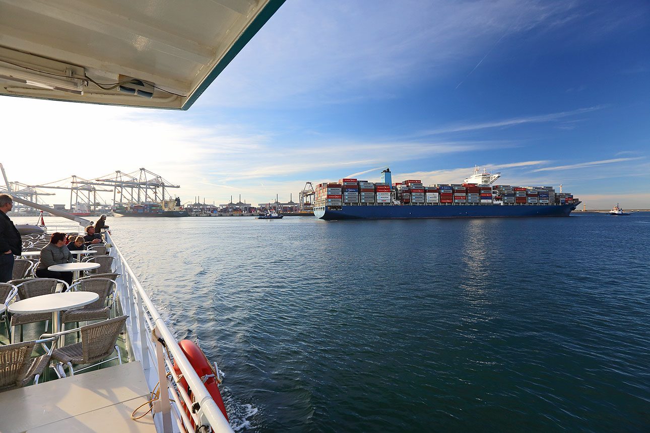 Fotografie van de haven Rotterdam, Maasvlakte foto's