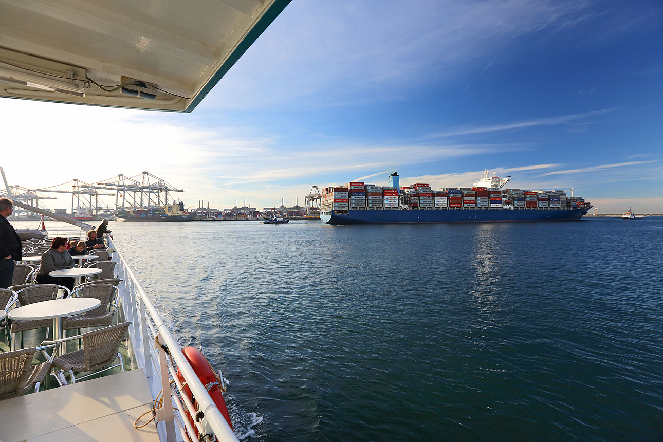 Fotografie van de haven Rotterdam, Maasvlakte foto's