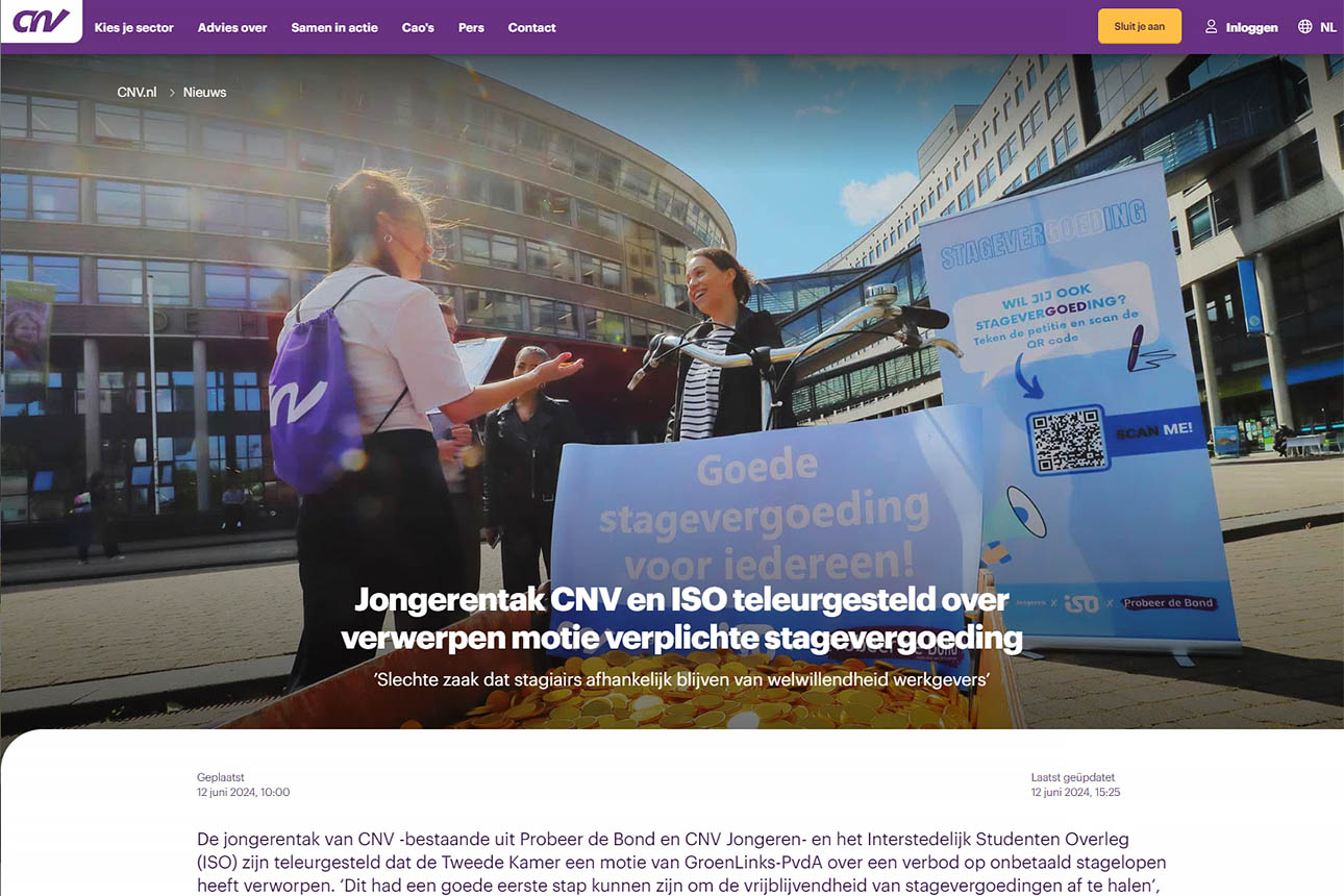 fotos petitie overhandiging Den Haag