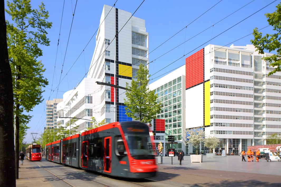 tram transport fotografie Den Haag